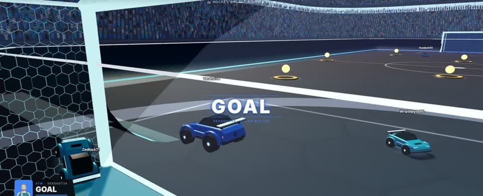 Car Ball match in Sandbox Simulator