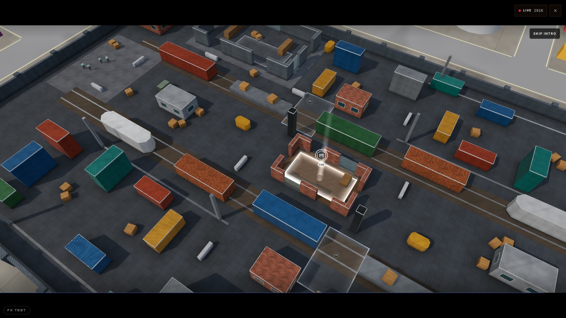 The new arcade map Railhead in 3D